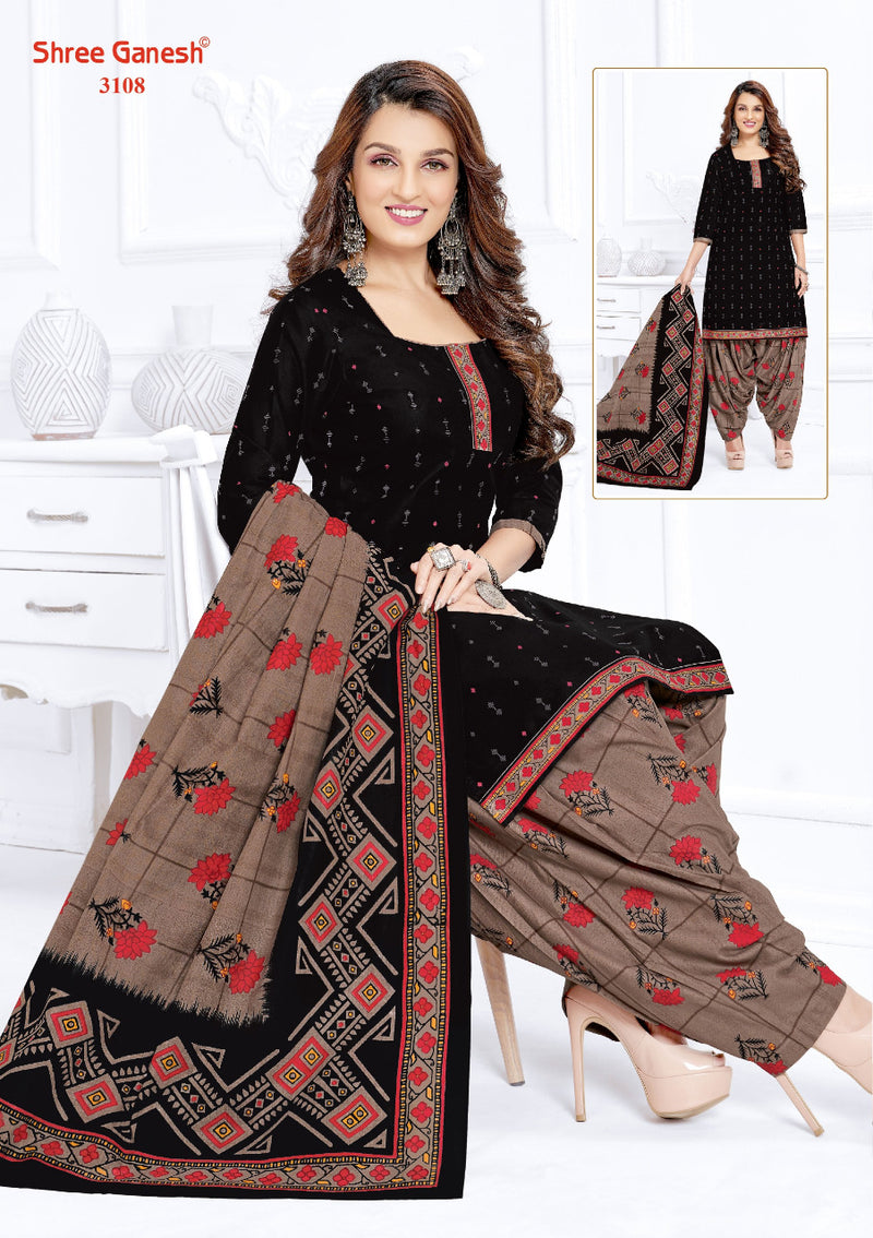 Shree Ganesh Palak Vol 1 Patiyala Style Printed Cotton Fancy  Salwar Kameez