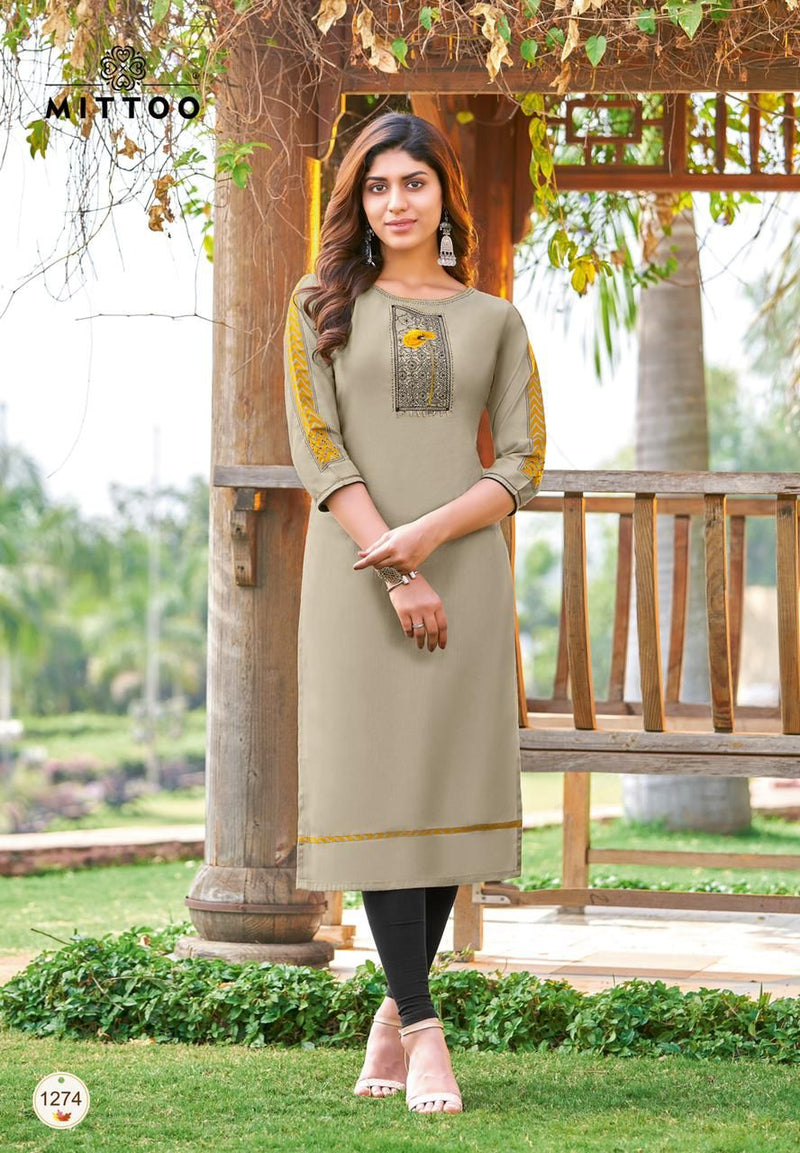 Mittoo Palak Vol 31 Rayon Designer Party Wear Fancy Kurtis