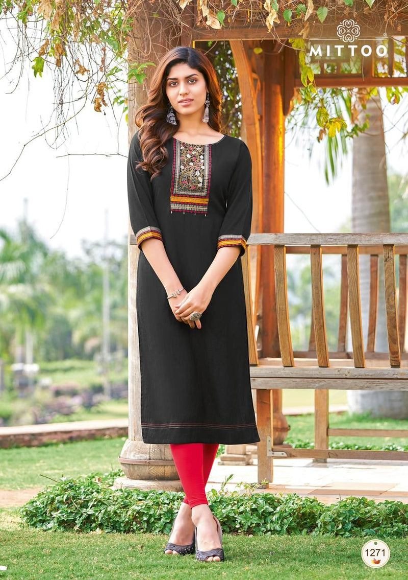 Mittoo Palak Vol 31 Rayon Designer Party Wear Fancy Kurtis