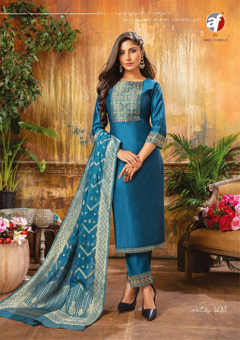 Anju Fabs Palki Vol 2 Viscose With Heavy Beautiful Embroidery Work Stylish Designer Fancy Kurti