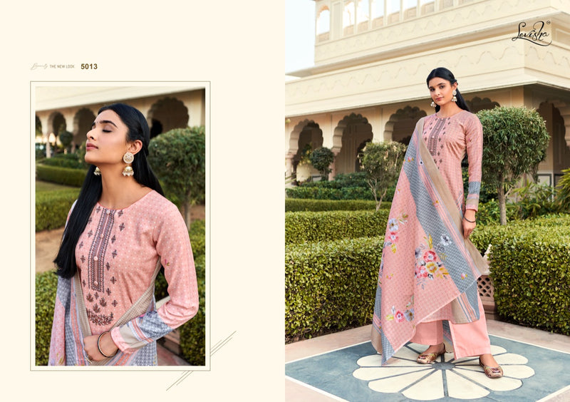 Levisha Pallavi Viscose Maslin Print With Fancy Work Festive Wear Salwar Suits