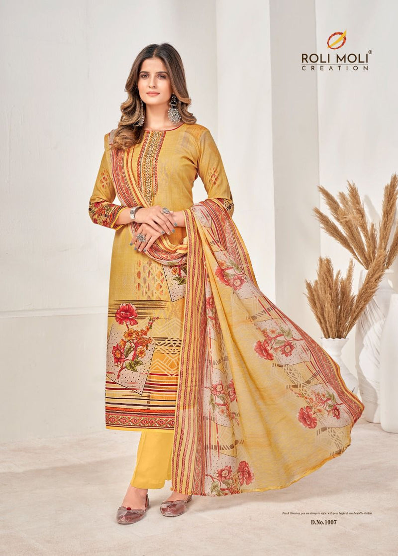 Roli Moli Creation Pandora Cotton Fancy Printed Festive Wear Salwar Suits