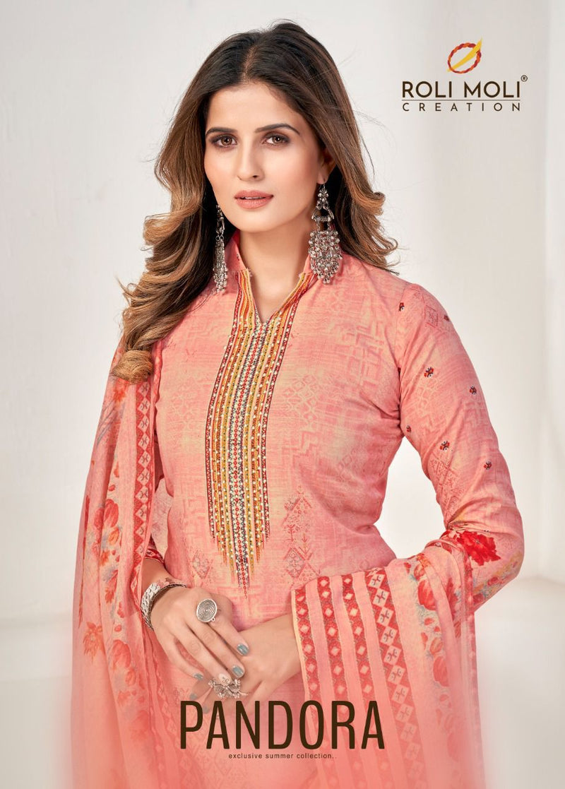 Roli Moli Creation Pandora Cotton Fancy Printed Festive Wear Salwar Suits