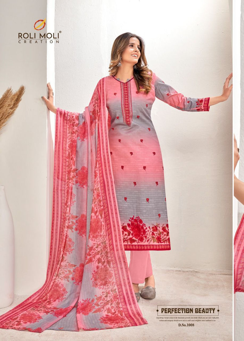 Roli Moli Creation Pandora Cotton Fancy Printed Festive Wear Salwar Suits