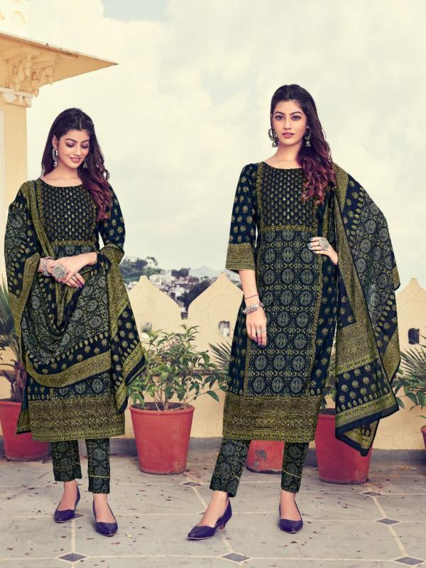 Ladies Flavour Panihari Modal Silk Chanderi Print Khatli Work Fancy Designer Partywear Kurti