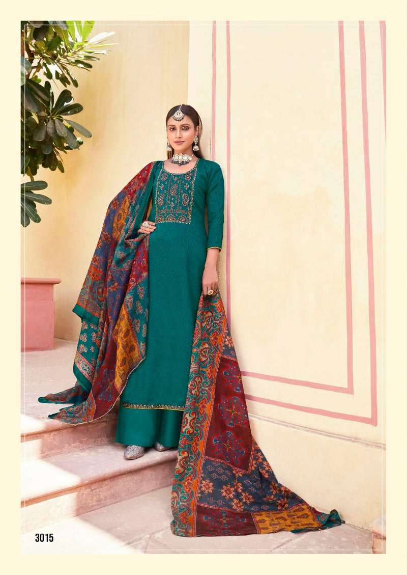 Levisha Panihari Jam Cotton Designer Party Wear Suits With Heavy Embroidery