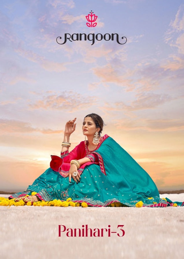 Rangoon Panihari Vol 3 Rayon With Embroidery Work stylish Designer Festive Wear Long Kurti