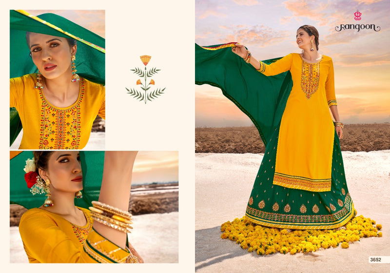 Rangoon Panihari Vol 3 Rayon With Embroidery Work stylish Designer Festive Wear Long Kurti