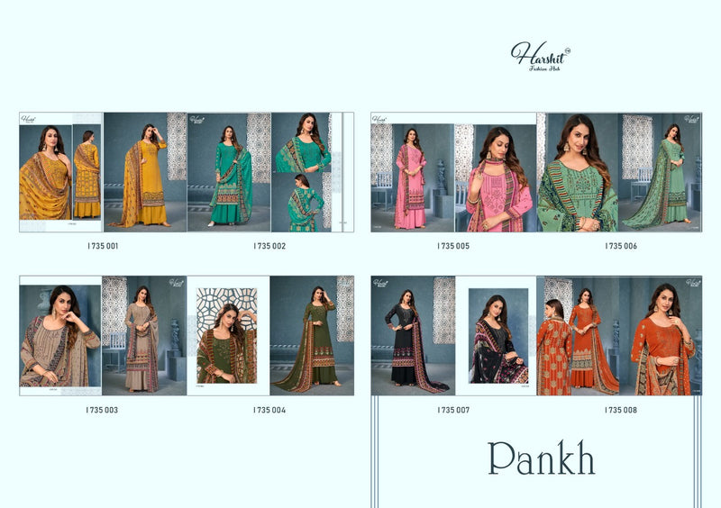Harshit Fashion Pankh Cambric Cotton With Embroidery Work Stylish Designer Casual Look Salwar Kameez