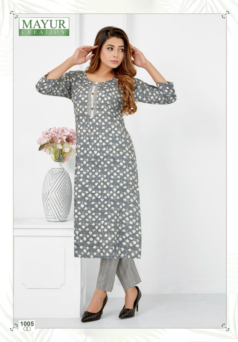 Mayur Creation Pankhi Vol 1 Printed Cotton Daily Wear Kurti