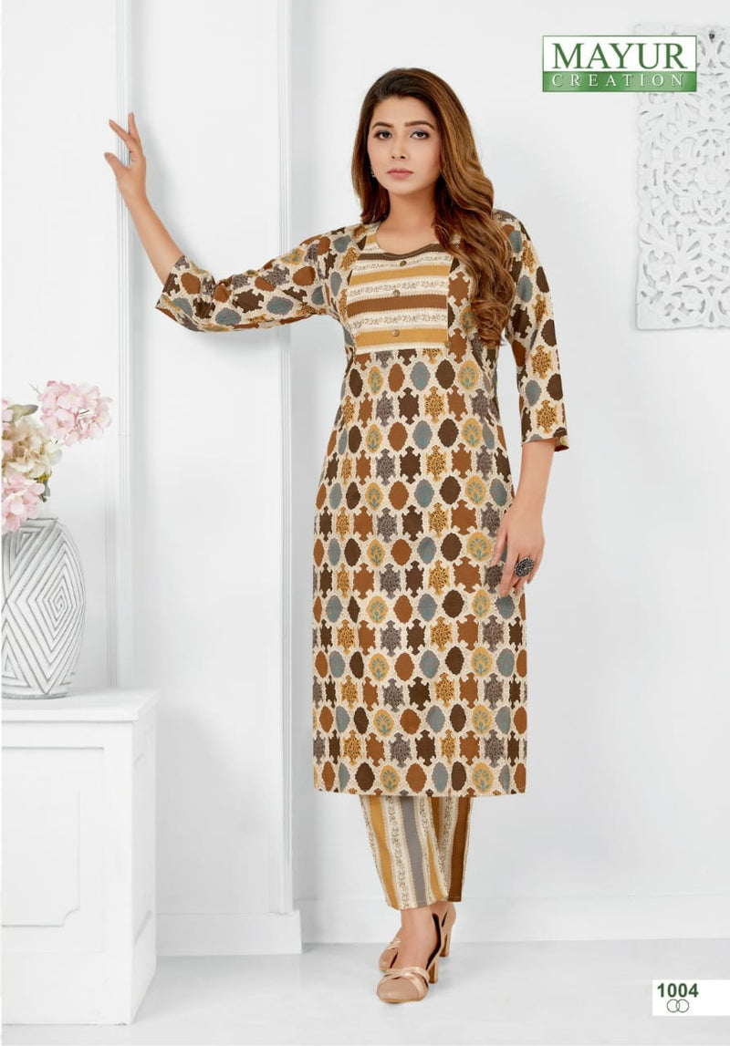 Mayur Creation Pankhi Vol 1 Printed Cotton Daily Wear Kurti