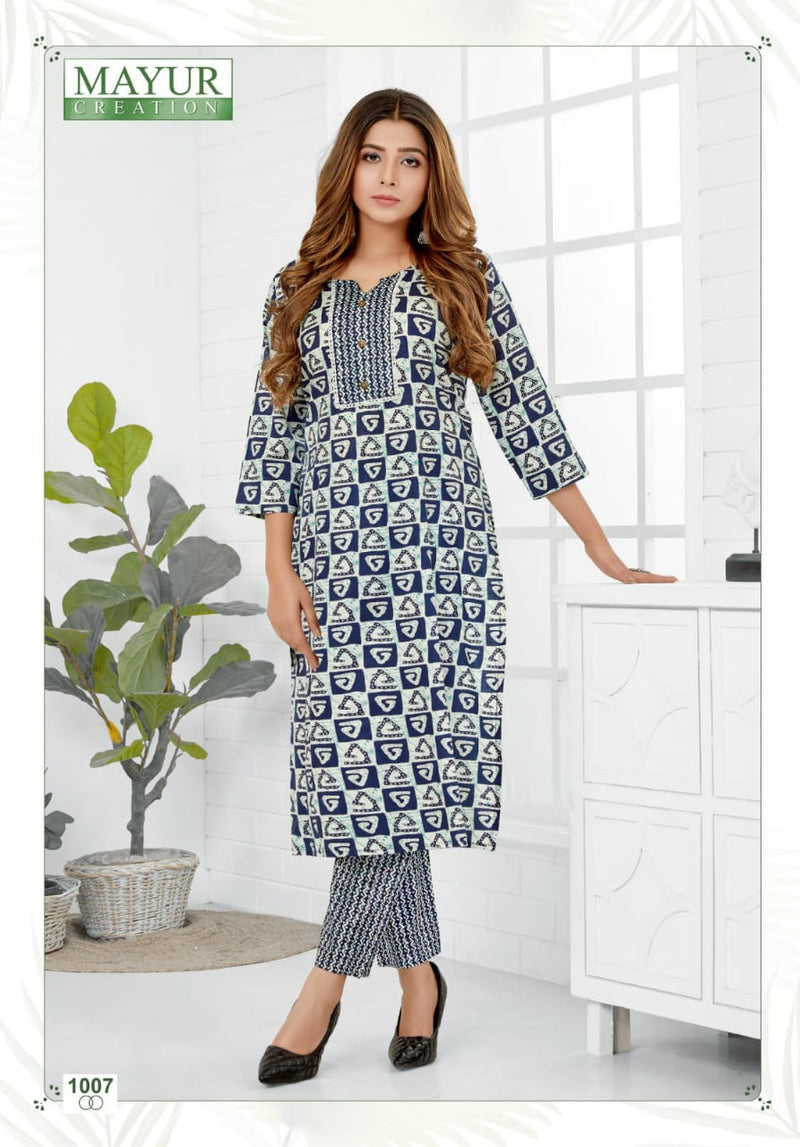 Mayur Creation Pankhi Vol 1 Printed Cotton Daily Wear Kurti