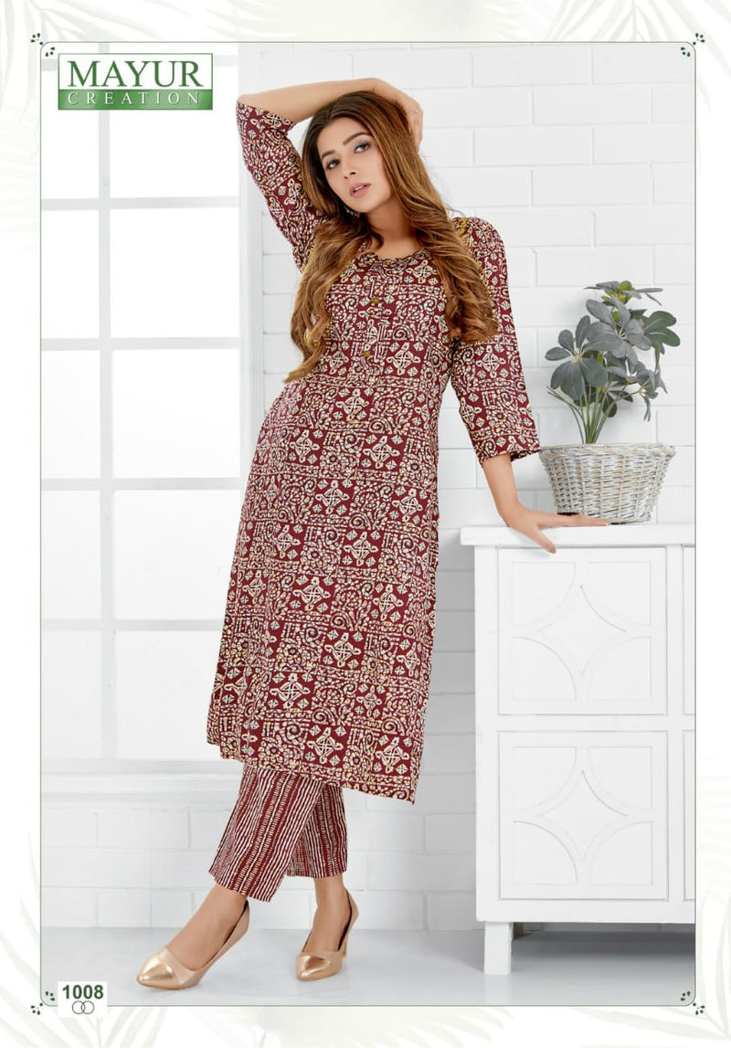 Mayur Creation Pankhi Vol 1 Printed Cotton Daily Wear Kurti