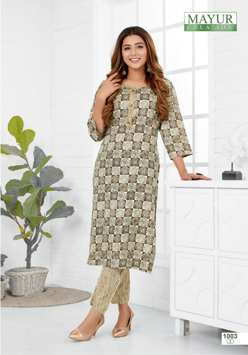 Mayur Creation Pankhi Vol 1 Printed Cotton Daily Wear Kurti
