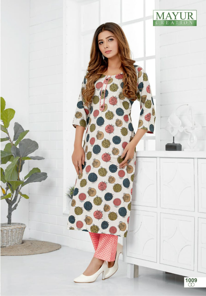 Mayur Creation Pankhi Vol 1 Printed Cotton Daily Wear Kurti