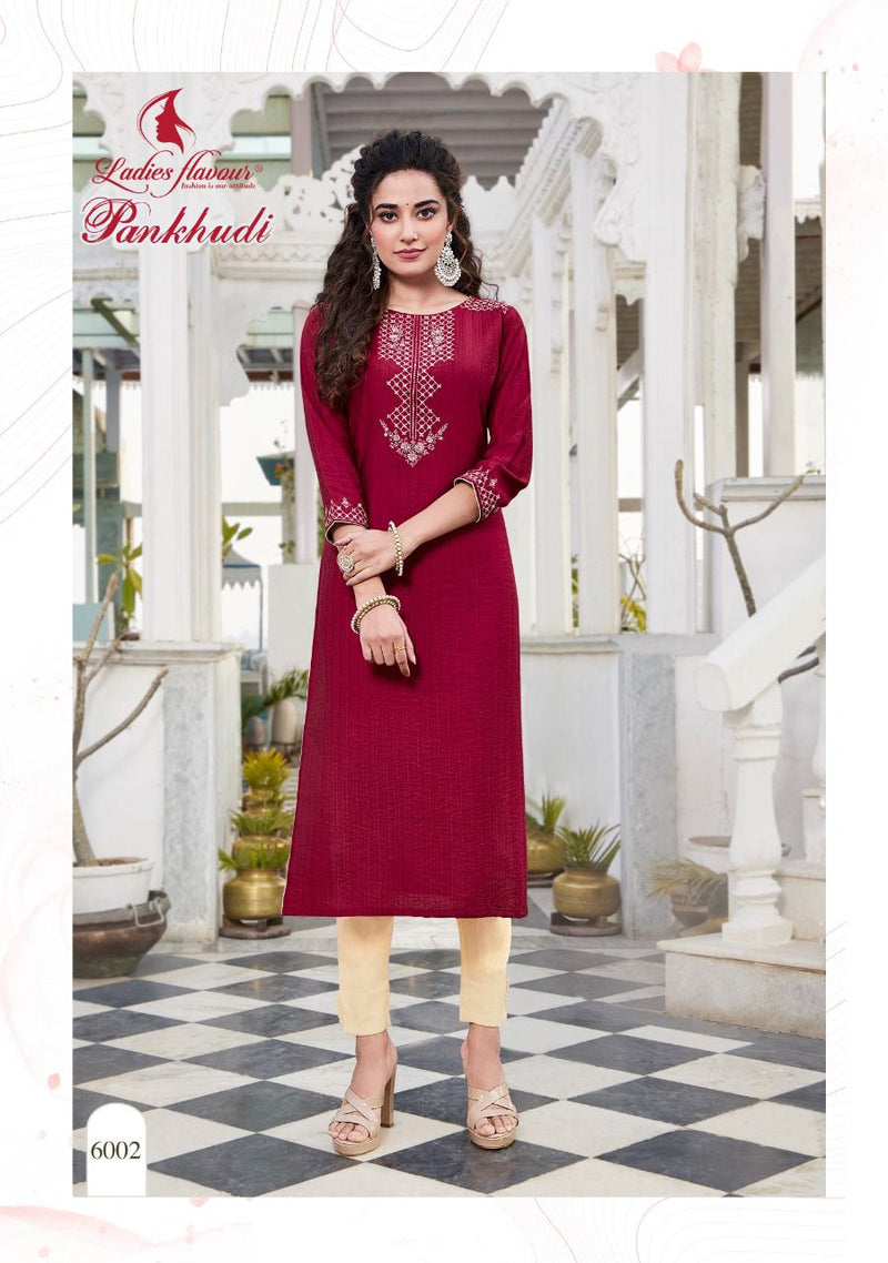 Ladies Flavour Pankhudi Viscose Fancy Designer Party Wear Kurtis