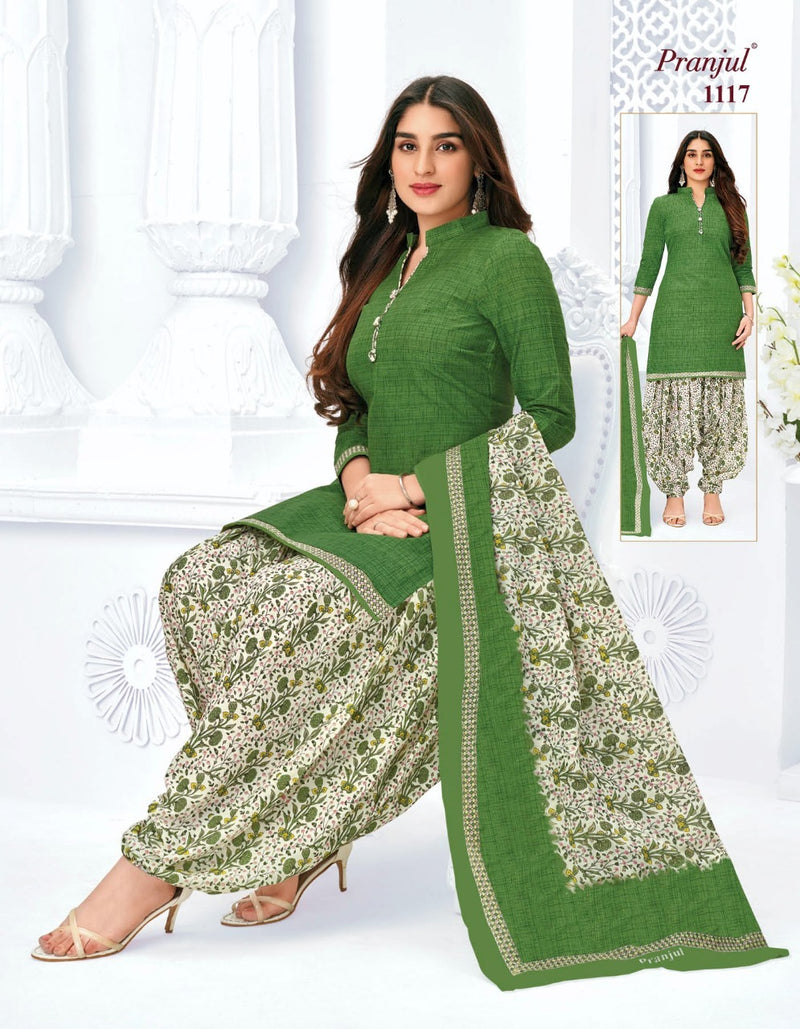 Pranjul Fashion Pankauri Vol 1 Cotton Printed Festive Wear Ready Made Salwar Suits
