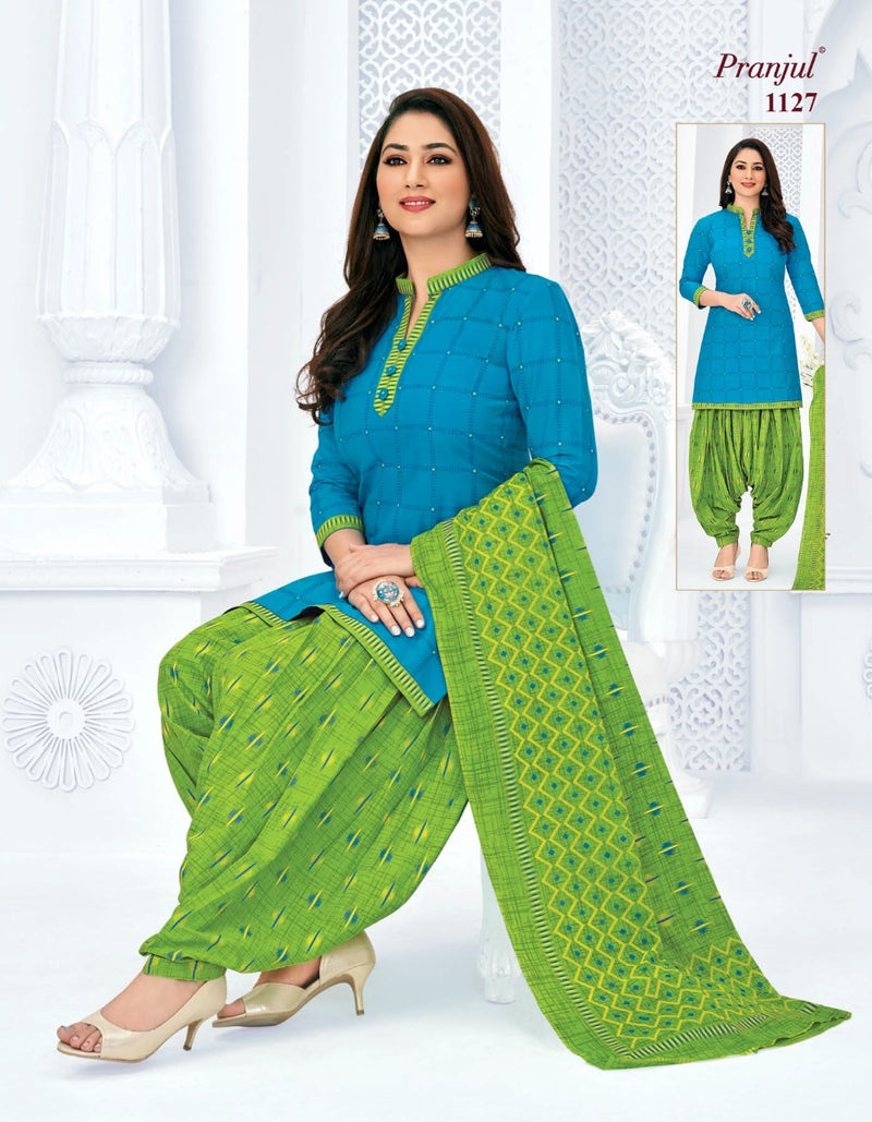 Pranjul Fashion Pankauri Vol 1 Cotton Printed Festive Wear Ready Made Salwar Suits