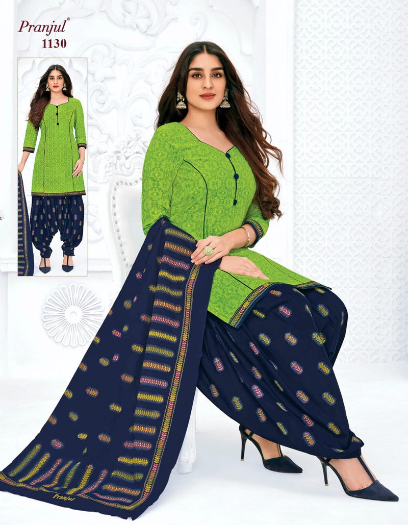 Pranjul Fashion Pankauri Vol 1 Cotton Printed Festive Wear Ready Made Salwar Suits