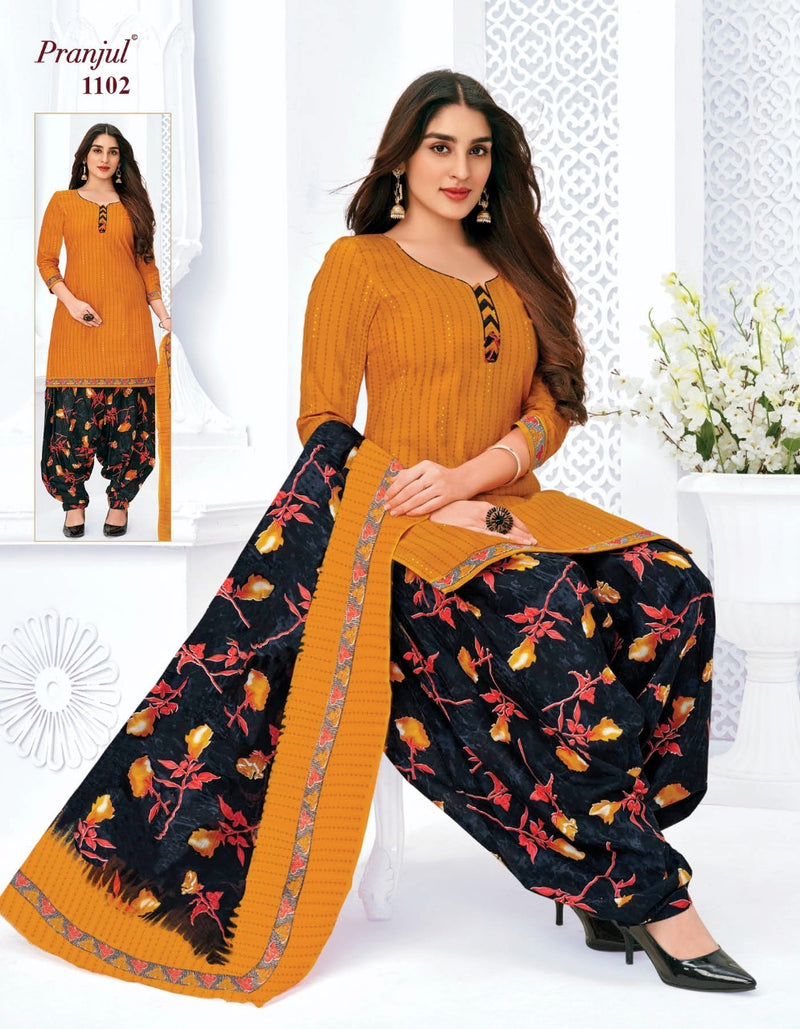 Pranjul Fashion Pankauri Vol 1 Cotton Printed Festive Wear Ready Made Salwar Suits