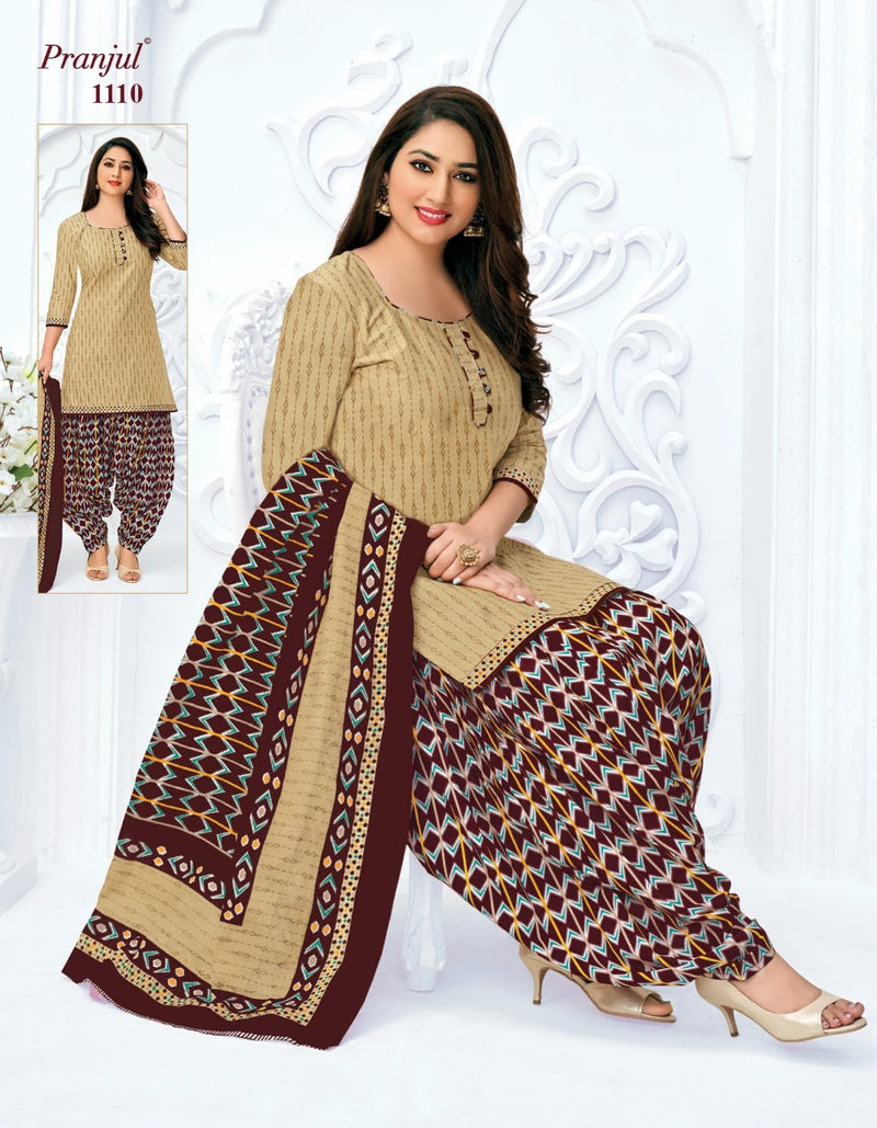 Pranjul Fashion Pankauri Vol 1 Cotton Printed Festive Wear Ready Made Salwar Suits