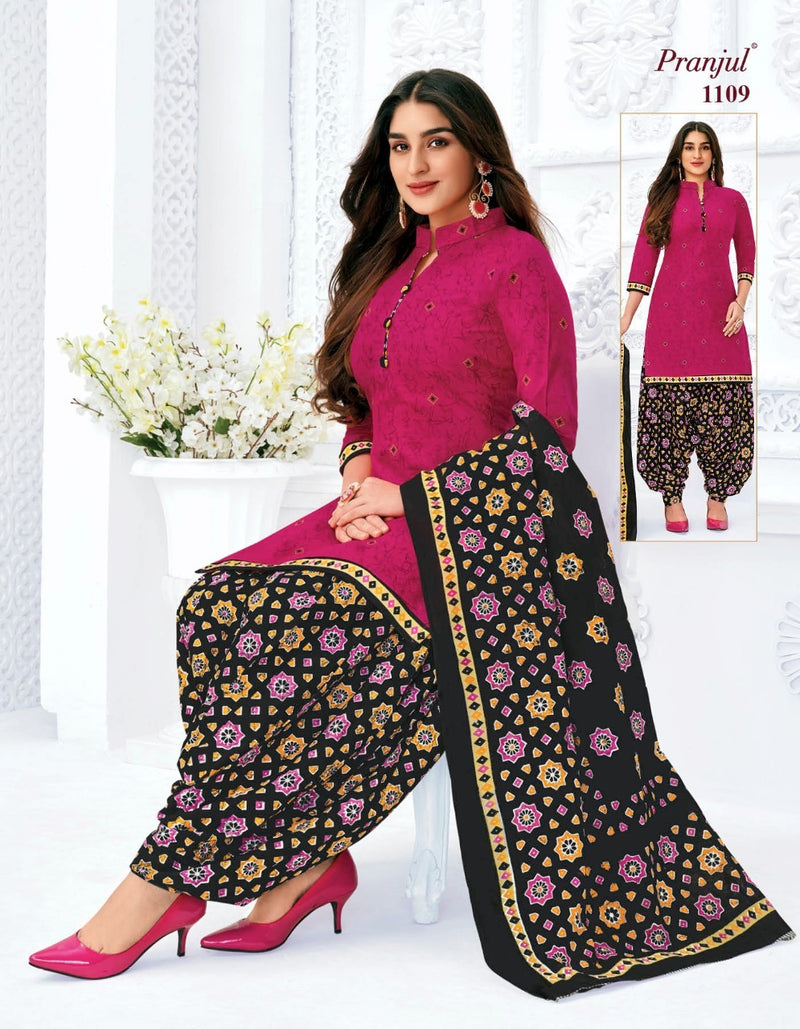 Pranjul Fashion Pankauri Vol 1 Cotton Printed Festive Wear Ready Made Salwar Suits