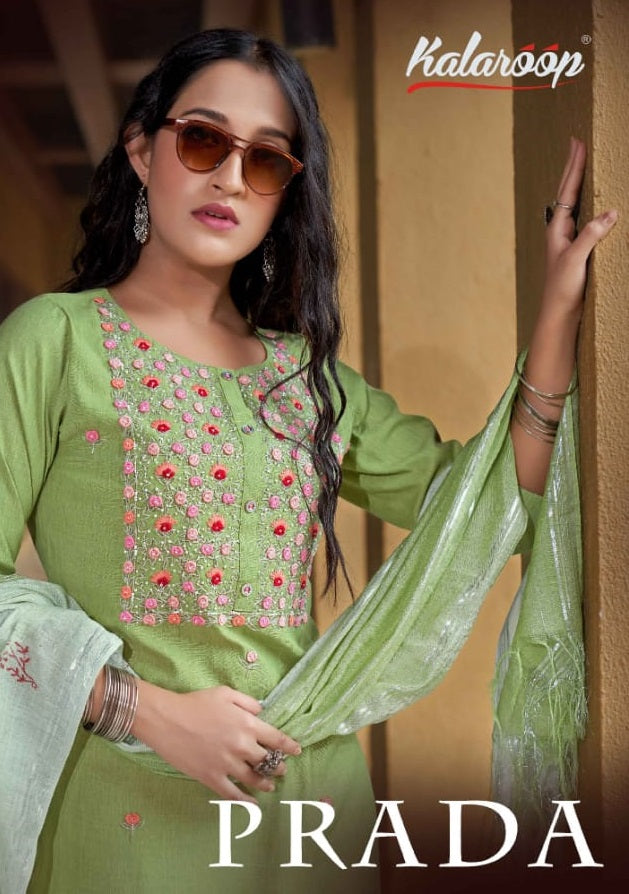 Kalaroop Parada Fancy With Hand Work Stylish Designer Casual Look Long Kurti