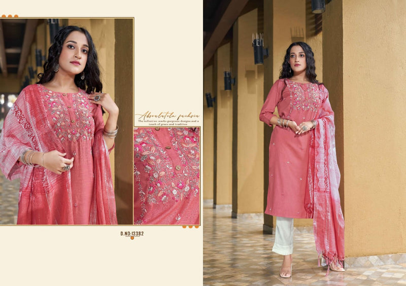 Kalaroop Parada Fancy With Hand Work Stylish Designer Casual Look Long Kurti