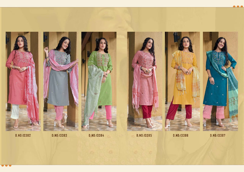 Kalaroop Parada Fancy With Hand Work Stylish Designer Casual Look Long Kurti