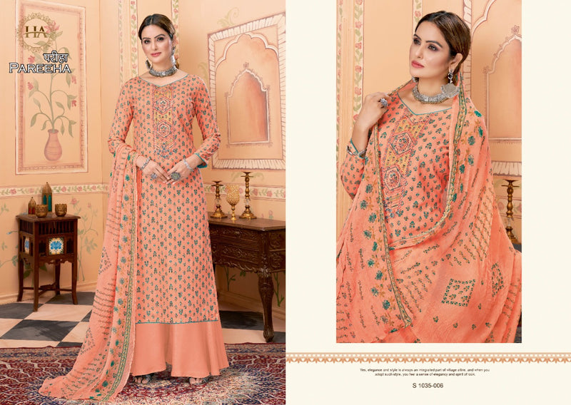 Harshit Pareeha Viscose With Printed Work Stylish Designer Festive Wear Fancy Salwa Kameez