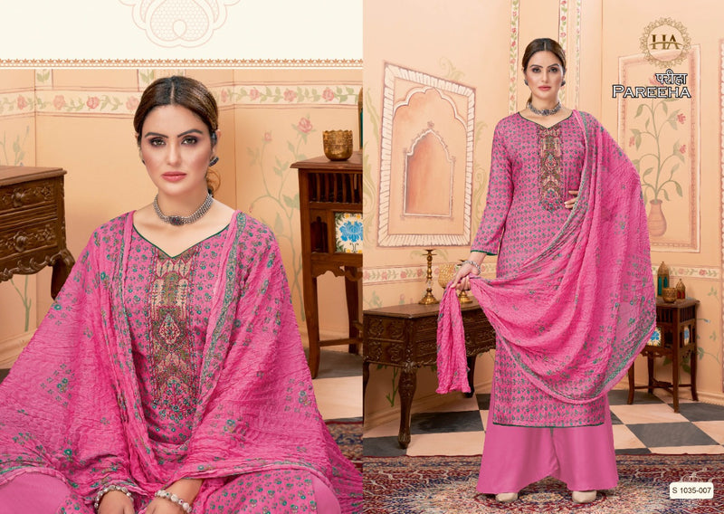 Harshit Pareeha Viscose With Printed Work Stylish Designer Festive Wear Fancy Salwa Kameez