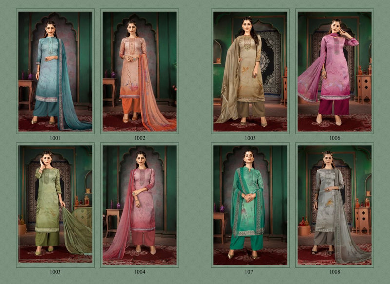 Shiv Gori Silk Mills Parinidhi Jam Digital Print Party Wear Salwar Kameez