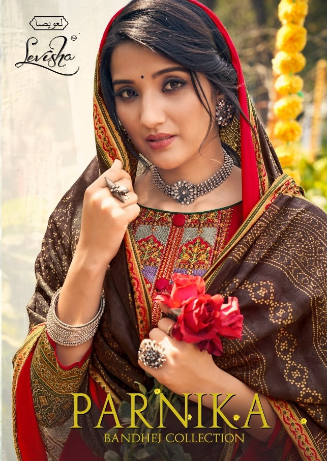 Levisha Parnika Lawn Cotton Exclusive Collections Of  Party Wear Salwar Suits