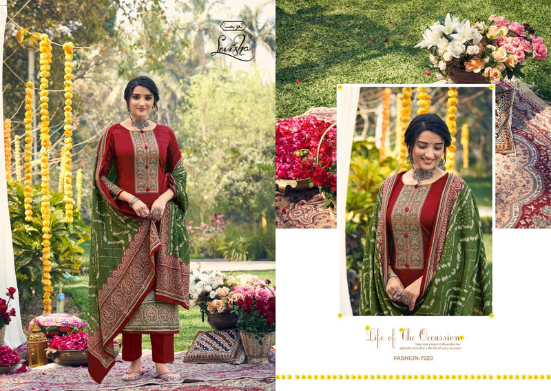Levisha Parnika Lawn Cotton Exclusive Collections Of  Party Wear Salwar Suits