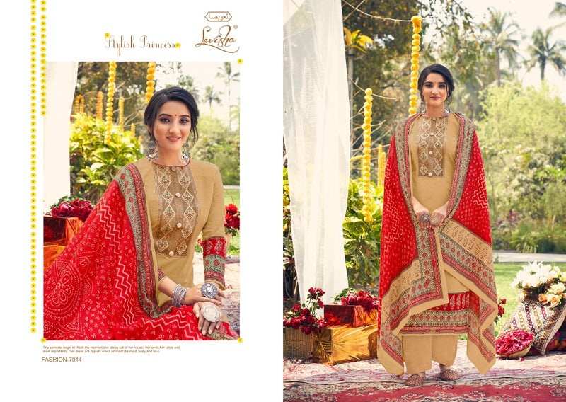 Levisha Parnika Lawn Cotton Exclusive Collections Of  Party Wear Salwar Suits