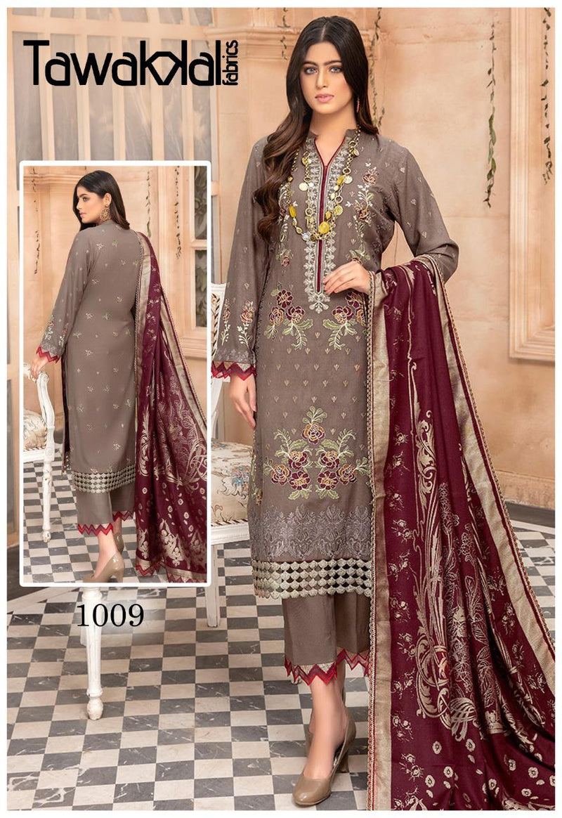 Tawakkal Fabrics Parisa Cotton Collection Pakistani Style Pure Cotton Festive Wear Salwar Suits