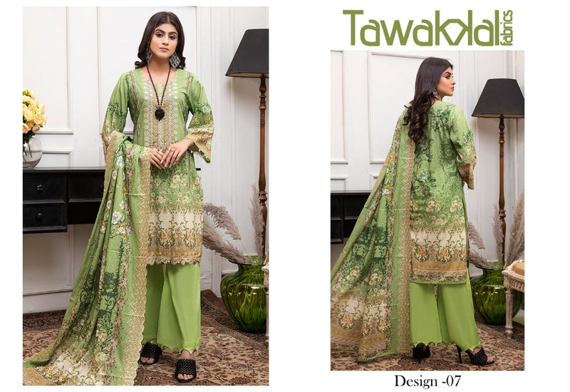 Tawakkal Fabrics Parizaad Cotton Collection Festive Wear Cotton Salwar Suits