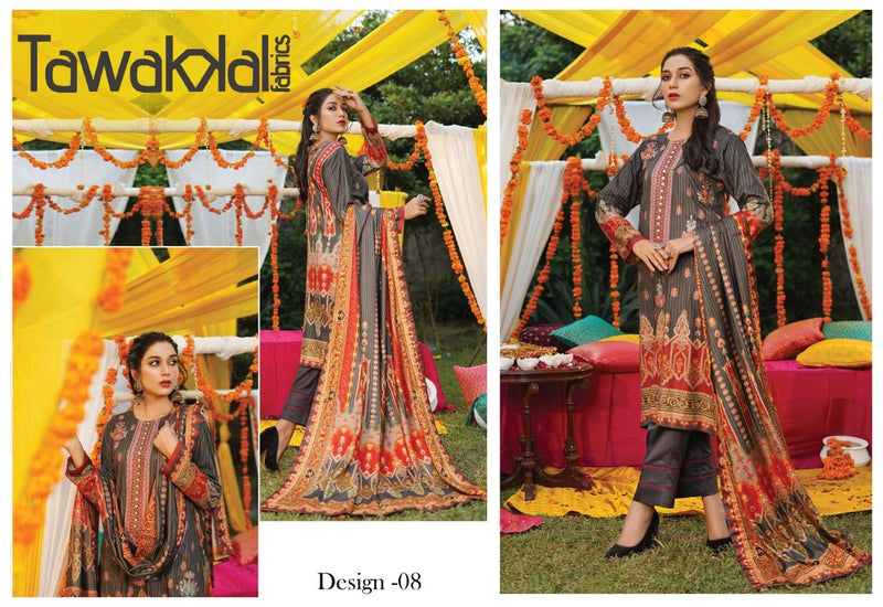 Tawakkal Fabrics Parizaad Cotton Collection Festive Wear Cotton Salwar Suits