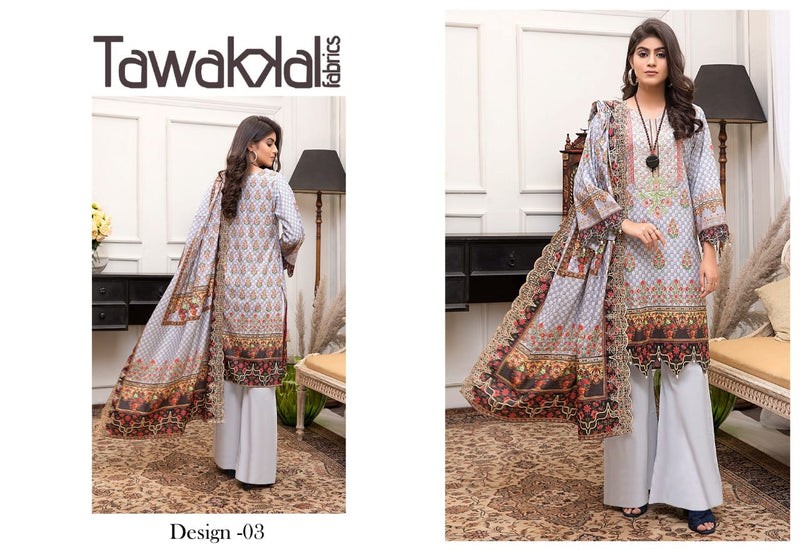 Tawakkal Fabrics Parizaad Cotton Collection Festive Wear Cotton Salwar Suits