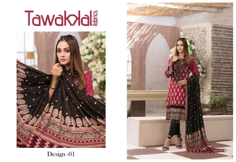 Tawakkal Fabrics Parizaad Cotton Collection Festive Wear Cotton Salwar Suits