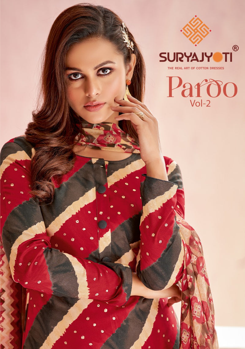 Surya Jyoti Paroo Vol 2 Rayon With Printed Work Stylish Designer Fancy Salwar Kameez