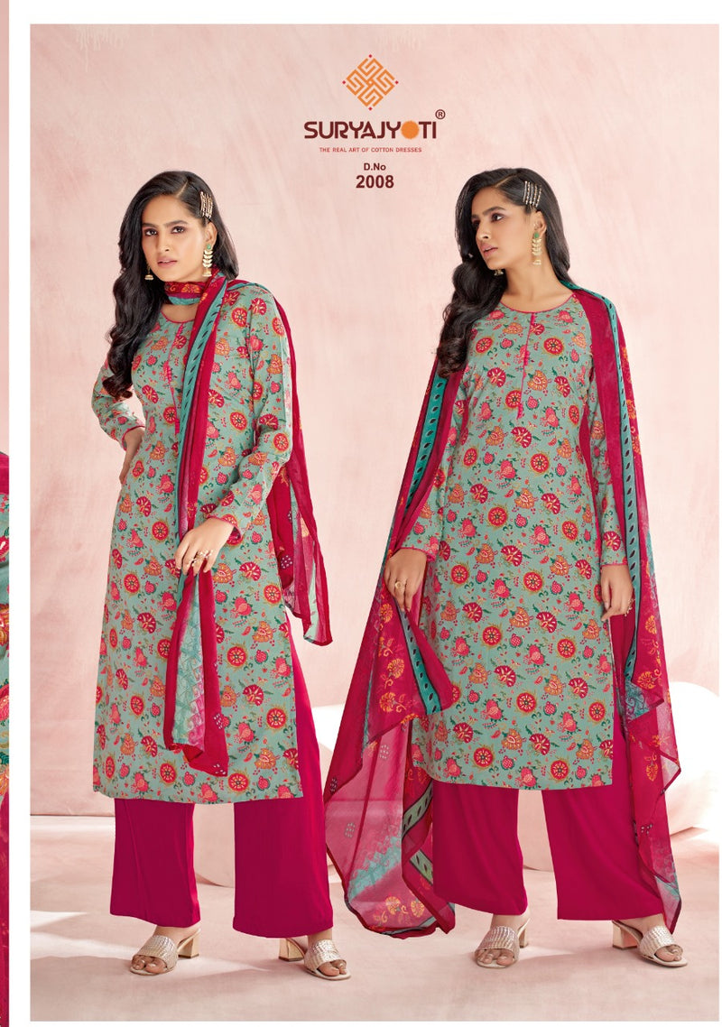 Surya Jyoti Paroo Vol 2 Rayon With Printed Work Stylish Designer Fancy Salwar Kameez