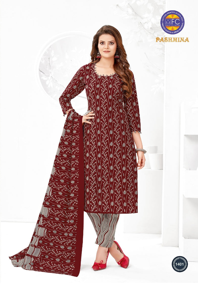 MFC Pashmina Vol 14 Cotton Printed Festive Wear Salwar Suits