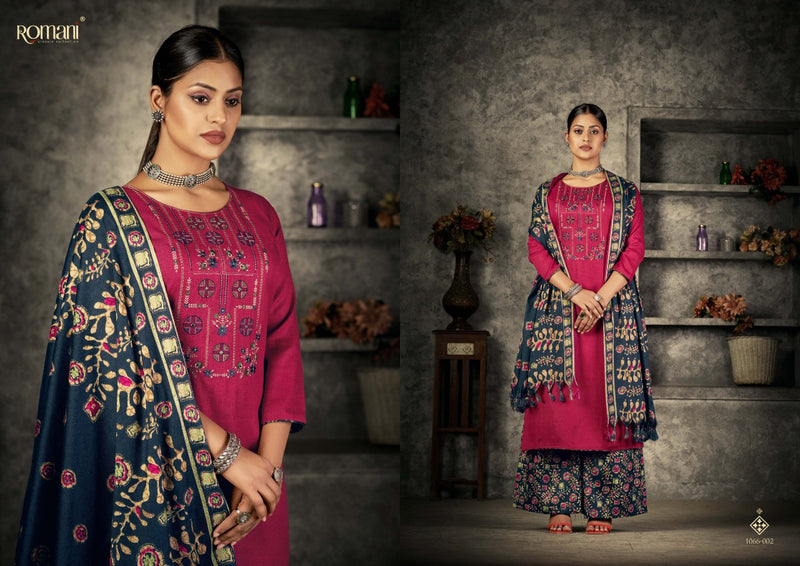 Romani Patiala Dreams Pashmina With Beautiful Work Stylish Designer Festive Wear Salwar Kameez
