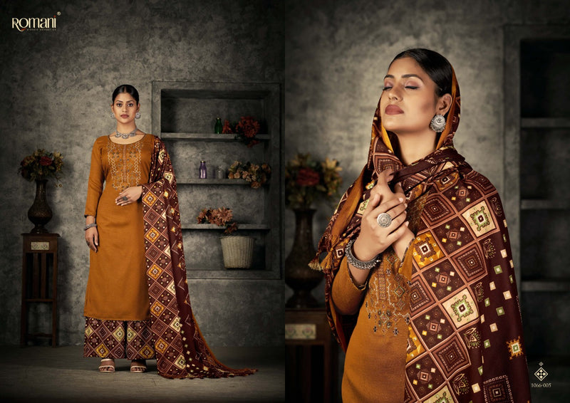 Romani Patiala Dreams Pashmina With Beautiful Work Stylish Designer Festive Wear Salwar Kameez