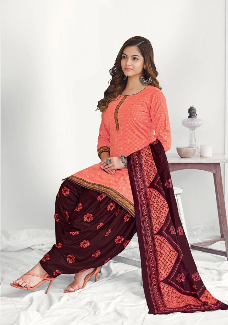 Suryajyoti Patiala Kudi Vol 21 Cotton Printed Festive Wear Salwar Suits