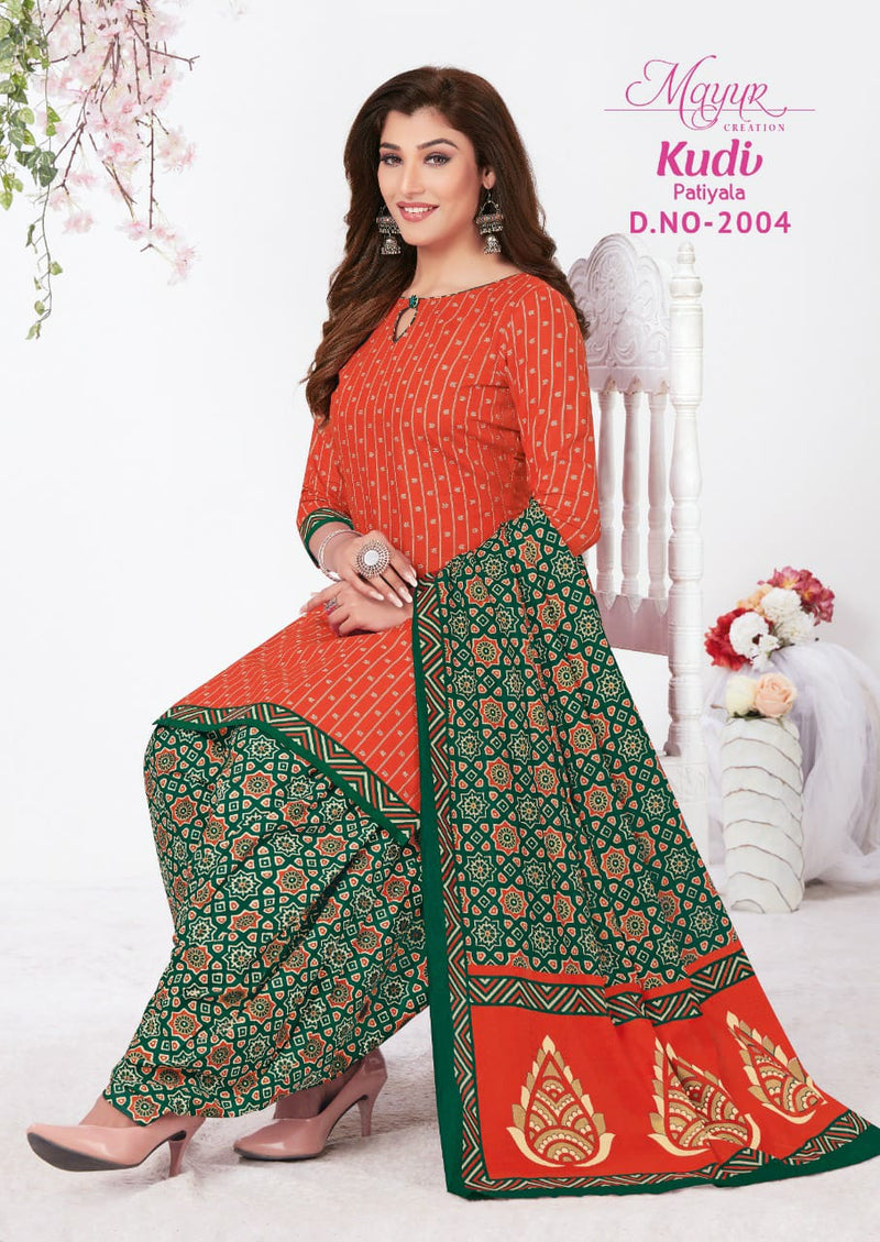 Mayur Creation Kudi Patiyala Vol 2 Pure Cotton Festive Wear Patiyala Style Salwar Kameez