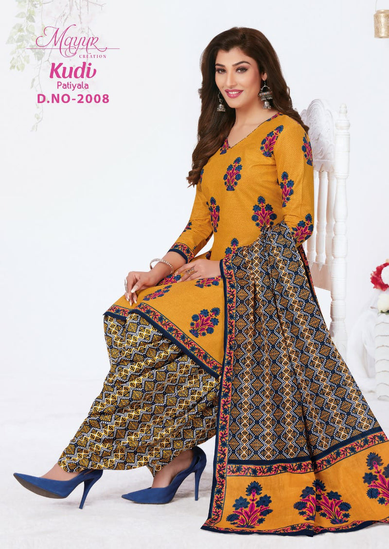 Mayur Creation Kudi Patiyala Vol 2 Pure Cotton Festive Wear Patiyala Style Salwar Kameez