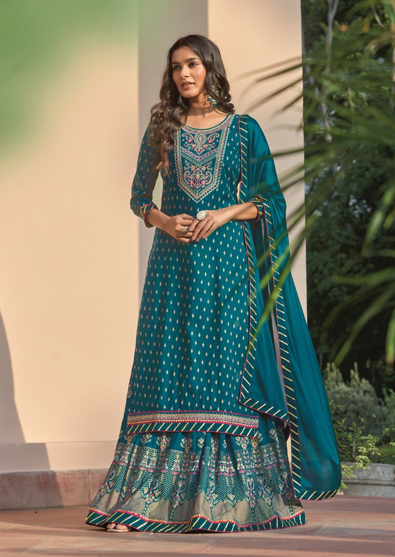 Rangoon Dno 3911 To 3914 Rayon With Embroidery Work Stylish Designer Party Wear Kurti