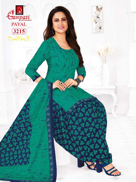 Ganpati Payal Vol 32 Cotton Printed Patiyala Festive Wear Salwar Suits